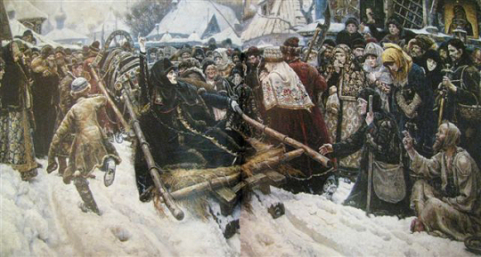 'Boyarynya Morozova by Vasily Surikov