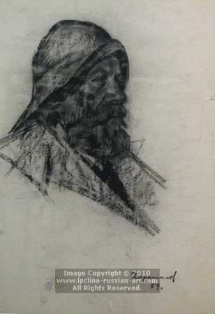 ''Baikal Fisherman'' by Evgeni Borisovich Khoroshilov