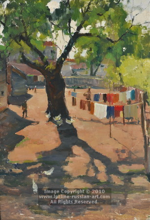 ''In The Yard'' by Zinovi Popov