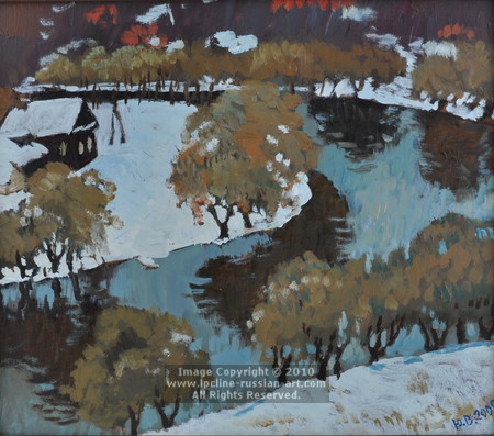 ''Early Snow'' by Yuri Fedorovich Vnodchenko