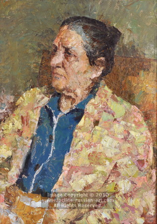 ''School Teacher'' by Nicolai Petrovich Sochnev