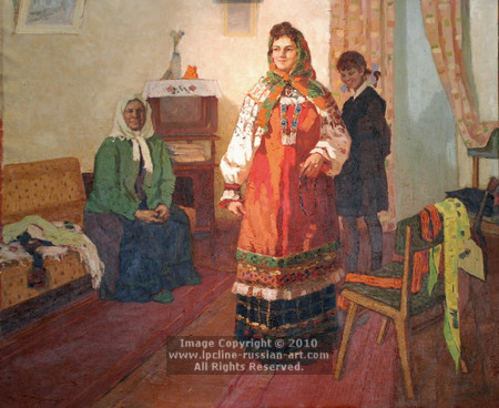 'Before The Concert' by Gregori Andreevich Goncharov