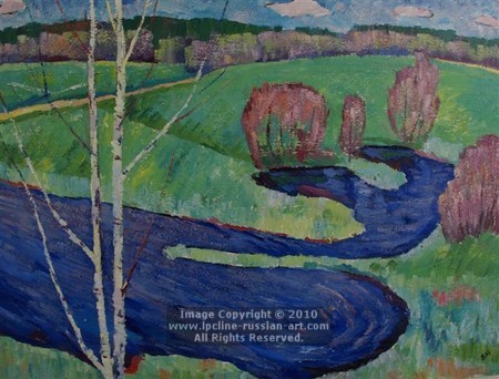 ''Spring Flood'' by Vladimir I. Shedrin