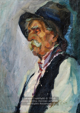 ''A Study In The Studio'' by Victor Andreevich Donskoi