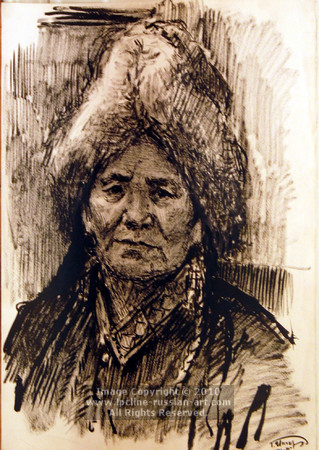''Woman From The North'' by Grigory Bencionovich Inger
