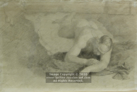 ''G. V. Perebatov' Lying Model' by Victor Andreevich Donskoi