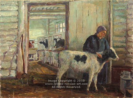 ''Milkmaid'' by Sergey Bogdanov