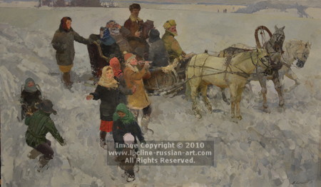 ''Shrovetide'' by Evgeniy Kostryukov