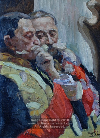 ''A Sitting Of The State Duma' Fragment' by Victor Andreevich Donskoi