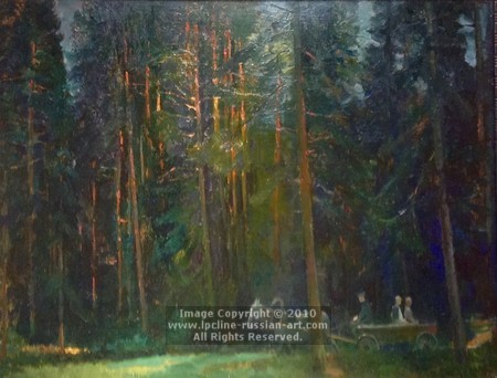 ''Evening At The Forest'' by Vladimir E. Shpakovsky