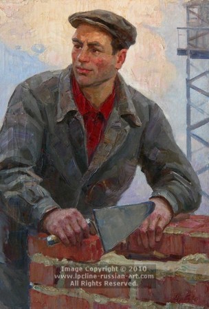 ''Bricklayer'' by Akim V. Arbuzov