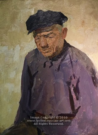 ''An Old Man'' by Nicolai Petrovich Sochnev
