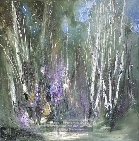 ''Birch Treess'' by Ekaterina Grigoryeva
