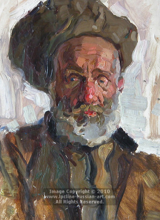 ''Portrait of the Artist's Father'' by Vasili Kashin