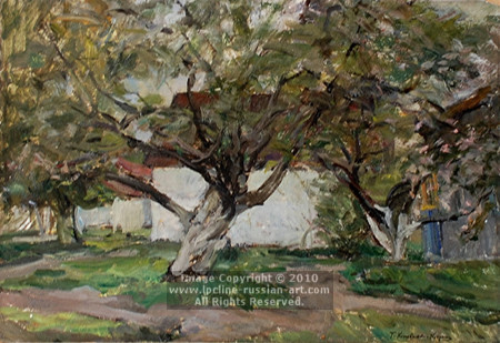 ''Apple Trees In Hot Springs'' by Tatyana Konovalova Kovrigina