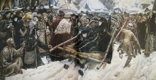 One of our trips to Russia