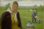 'Shura The Milkmaid' by Vasily Kuzmich Komolov