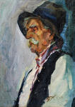 'A Study In The Studio' by Victor Andreevich Donskoi